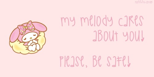positivity-center:My Melody has some things to tell you!