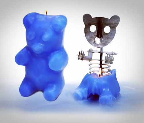 caitlynhetillica:  Compilation of Skeleton Candles Pink Cat Skeleton Candle (ึ.99) Gummy Bear Skeleton Candle Blue (แ.95) Gummy Bear Skeleton Candle Red (แ.95)  Gummy Bear Skeleton Candle Pink (แ.95) Bird Skeleton Candle (ร.58) Similar Items: