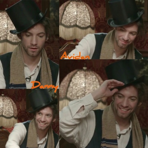 dd-daniford: Danny looking fab with his sideways top hat