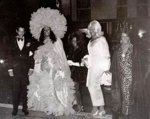 lgbt-history-archive:Guests arrive at a drag ball, Tenderloin neighborhood, San Francisco, Californi