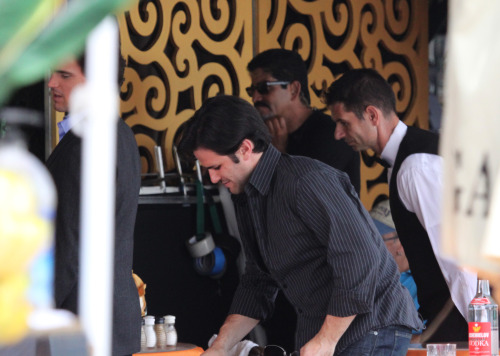 t2t4:  Part 5. Actors Matt Bomer and Gabriel Furman. White Collar. Season 5, episode 6. Behind the s