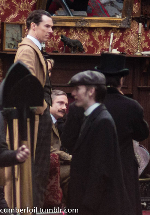 cumberfoil:The one time I had Ben and Martin next to each-other. Bonus Lestrade mutton chops in the 