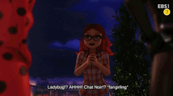 Miraculous-Ladybug-And-Catnoir:  Nino And Alya Both Freaking Out About Ladybug And