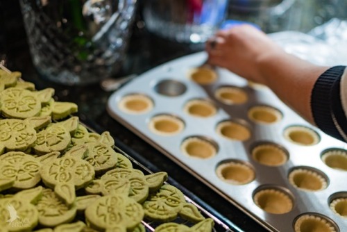 Matcha Shortbread Cookies With Red Bean Filling. Photos By My Friend Black Bird Visual
