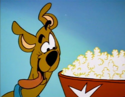 scoobydoomistakes:  Step 1: observe popcornStep 2: unhinge mouthStep 3: devour in disturbing mannerStep 4: experience the joy of consuming 13 cubic feet of popcornStep 5: stretchhhhhhhhhhhStep 6: crumple yourself into a horrible abominationStep 7: be