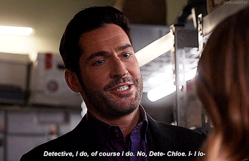 samcaarter:Chloe and Lucifer telling each other that they love each other