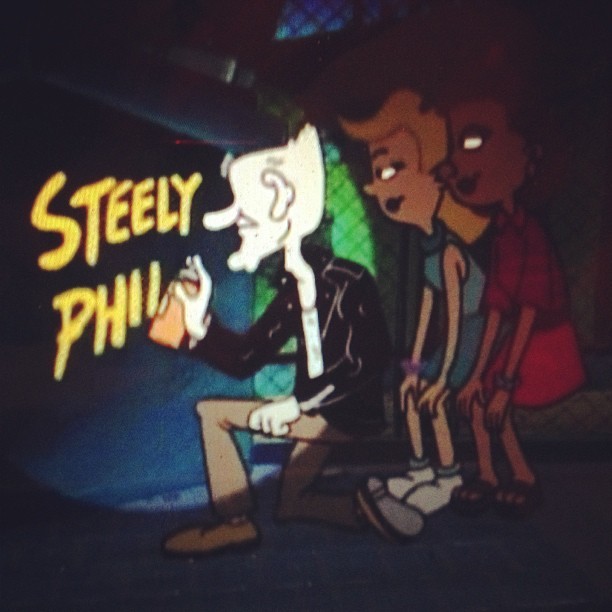 micheleannise:  Steely phill goes hard, too bad animators forgot his eyeball