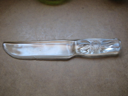 pootee:  Vintage OLD Collectible Clear Glass DUR X Knife Made IN USA | eBay