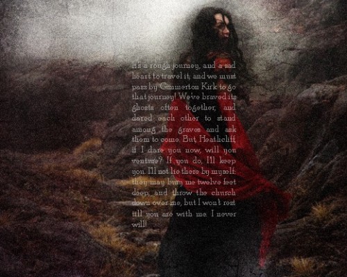 currentlyderomanus: LITERATURE MEME | 7 characters - (5) catherine earnshaw from emily brontë’s wuthering heights  “I cannot express it; but surely you and everybody have a notion that there is or should be an existence of yours beyond you. What