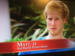 ladycave: THIS SHOW IS GENIUS. Twelve American girls date a Prince Harry look alike while thinking he IS Prince Harry.                  