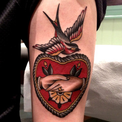 thievinggenius:  Tattoo done by Paul Dobleman. @pauldobleman 