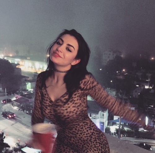 charlixcx-daily:Charli a week ago at Chateau adult photos