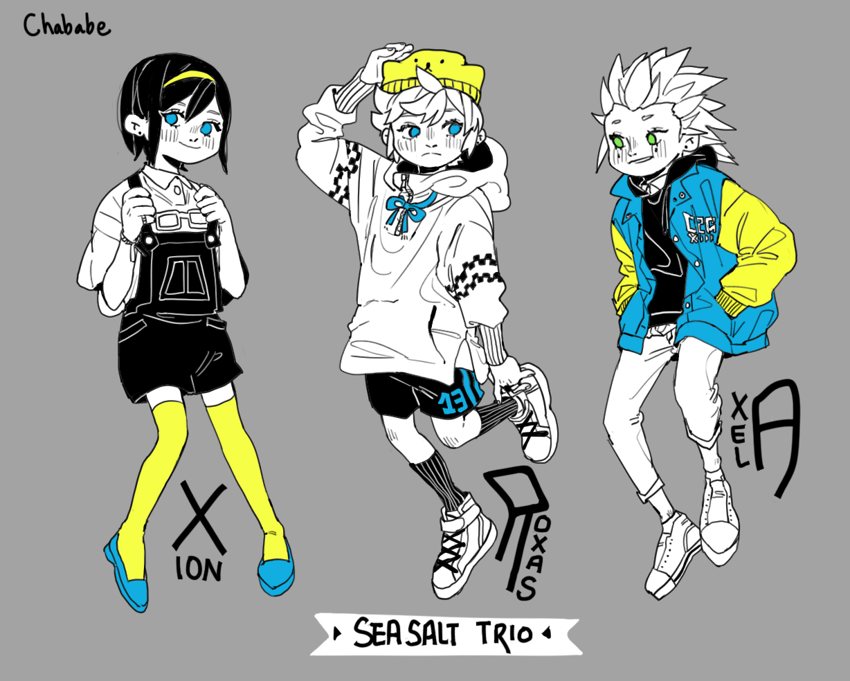 chababe:  Some fashion stuff for the trios !!!💃💃 Riku’s are my faveBonus: