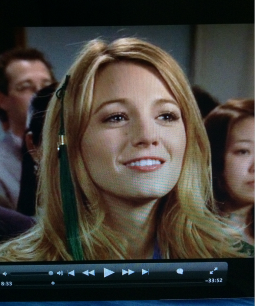 heidiblairmontag:Only Serena could get away with not wearing a graduation cap and just wearing the f