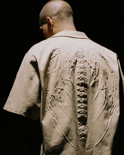 Porn dazedplacesva:MENACE “Spine” Shirt (2022) photos