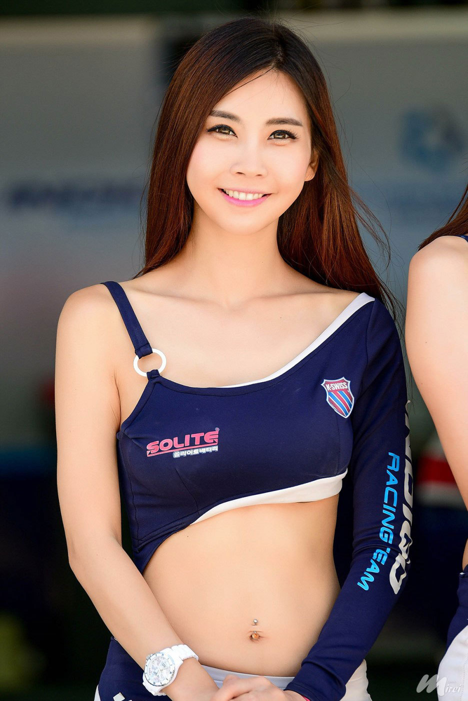 koreangirlshd:  Race queen Lee Da Ryeong at Korea Speed Festival 2015 ~ Photo by