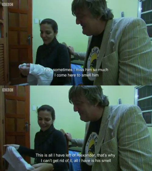 typette:  captainpikagirlphoenix:  crown-the-horizon:  them feels. 100% support what this lady had to say.  Oh my god, This. This needs to be reblogged.  this is from Stephen Fry’s incredible new 2-part series(as if all of his shows aren’t incredible)