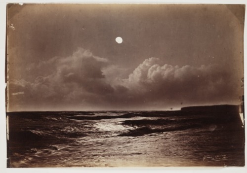 detrituss:memoryslandscapeHenry Peach Robinson and Nelson King Cherrill, Seascape at Night, 1872