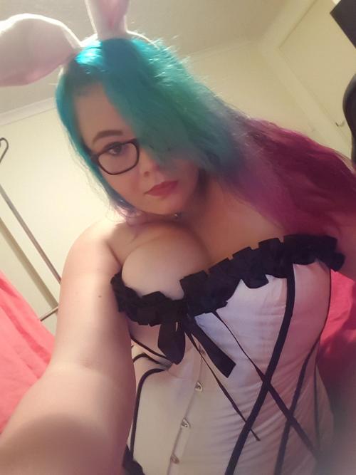 layla-bellecammodel:  Happy Easter!!! I know I’m a little early but this bunny definitely came a early ;) So this is my first set, no this is not all of the photo’s I took, and I will set up an account for photo sets to be bought from, but I was feeling