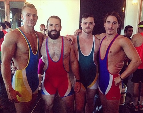 Follow me for more hot guys in lycra, spandex, and other sports gear