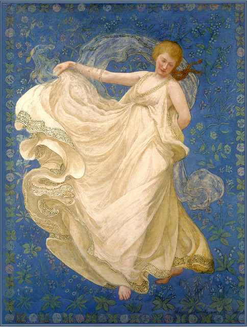 labellefilleart:  The Breeze, Mary Fairchild MacMonnies 