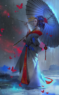 inspirationofelves:  Geisha by Zudartslee