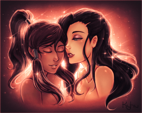 iahfy:  reupload of some older korrasami stuff from my old account  <3 <3 <3 <3