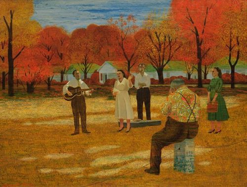 Autumn Conversion   -    Carroll Cloar 1953American 1913-1993The Museum of Modern Art, New York.