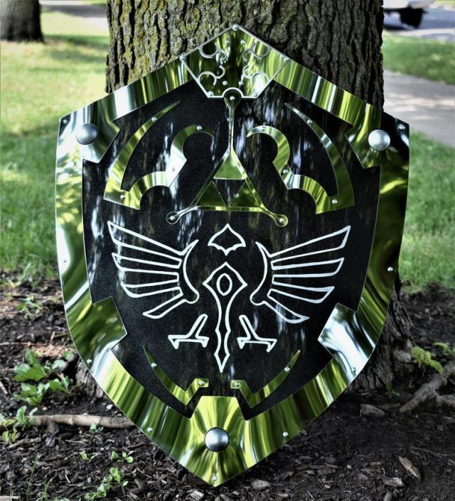 Replica Legend of Zelda Shields made by Ivo Suarez