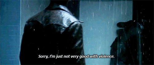 hughxjackman:  &ldquo;Sorry, I’m just not very good with violence…&rdquo;