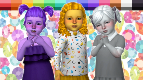 fiftymilehighclub: 3 Little Girls’ Hairs by @sehablasimlish in Jewl RefinedA couple of these a