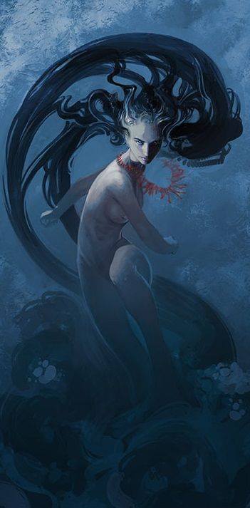 satanicopamdemonium7:     The Nymph” by artist Allen Williams 