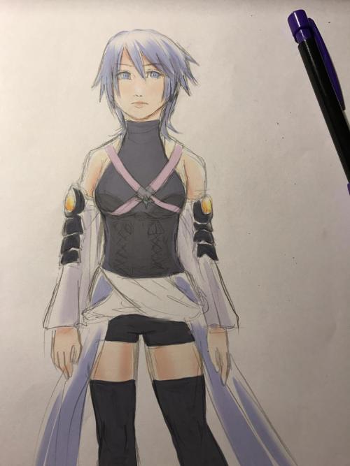 yukiranine:  another aqua doodle for REASONS