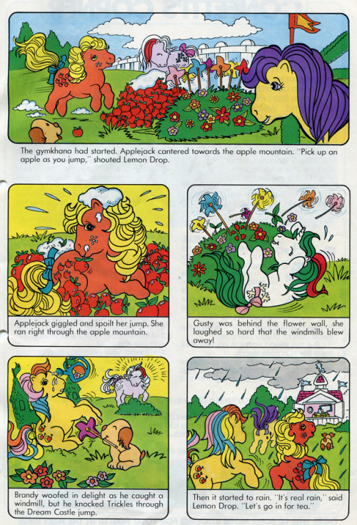 G1 My Little Pony comic #8 (1985), “The New Year Gymkhana”