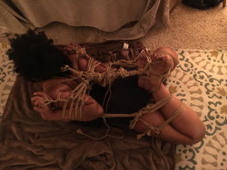 knot2nice: @m2keasely Fun variant of a hogtie :) 