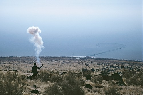 pleoros:  Cai Guo-Qiang - The Century with Mushroom Clouds, 1996.