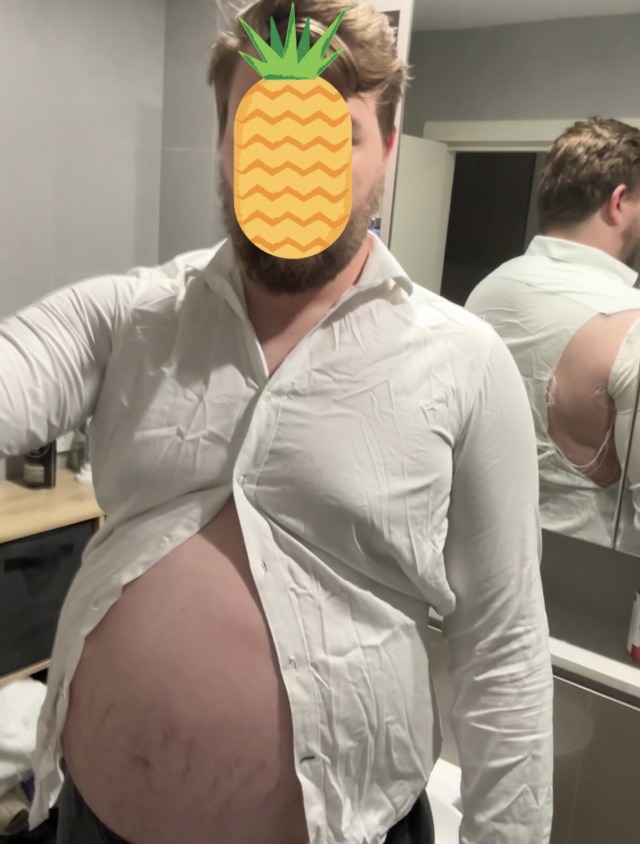 pineapplegut:As I said, ripping through old button up shirts is pretty fun. I think