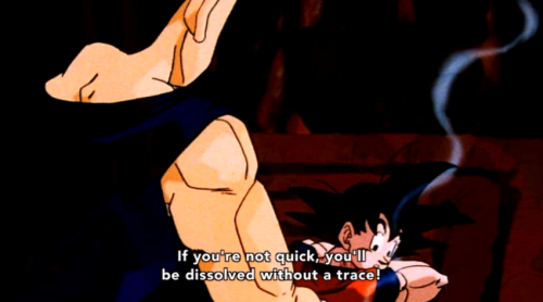 pizzashere:  I always found it funny that English dub Vegeta was at least 80% snarkier and more sarcastic than his Japanese counterpart.  He is so much more fun in the dub and it baffles me. Isn’t it usually the other way around?  Sub Vegeta is strangely