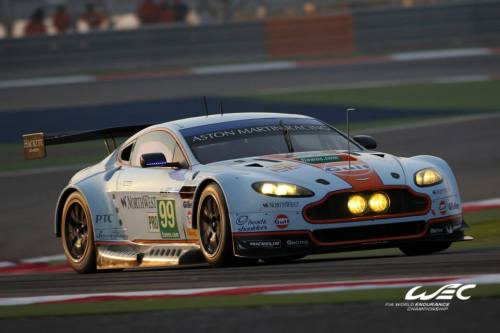 #99 Aston (Senna/Lamy/Stanaway) during FP2 at Bahrain International Circuit. 