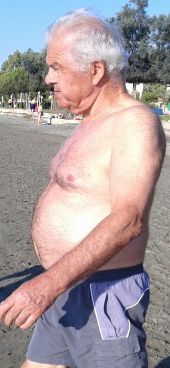 You are the sexiest grandad on the beach today!