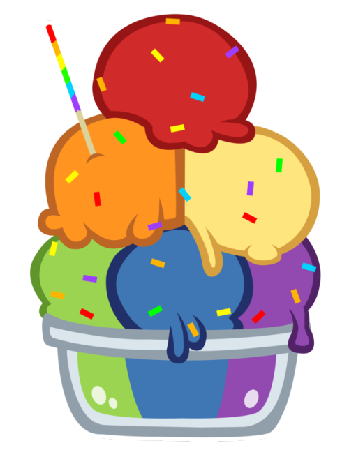 wordgirlchronicles:stardustwake:sorry for the long post but HELLO i made some pride sundaes!! i thou