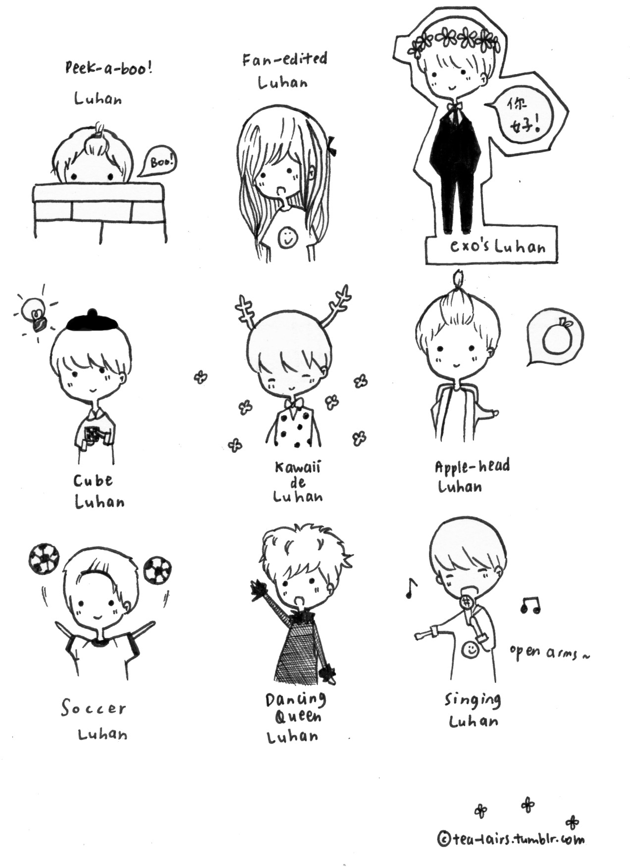 :  9 shades of Luhan (◡‿◡✿)Baek(x)    