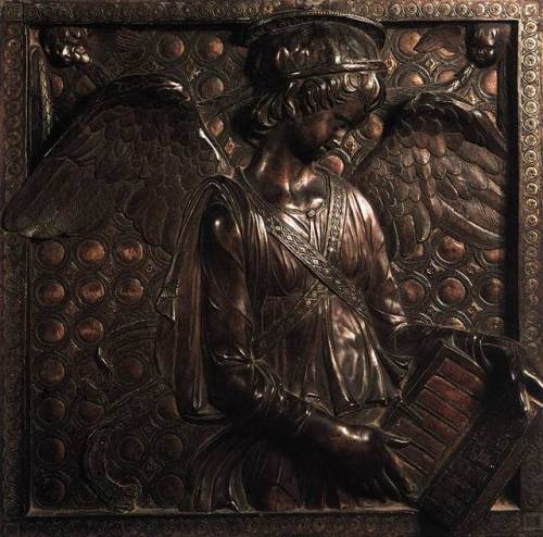ars-videndi:Donatello (Donato di Niccolò di Betto Bardi; Florence, c.1386 - 1466),Symbol of the Evan