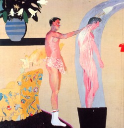 aymerydelamaisonfort:David Hockney, Domestic Scene, Los Angeles, 1963