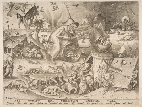 beautiful-belgium:Pieter van der Heyden after Pieter Bruegel the Elder - The Seven Deadly Sins (1558