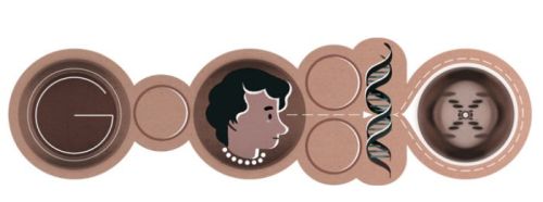 Woke up to find Rosalind Franklin is today’s Google Doodle! So wonderfully deserved! For the u