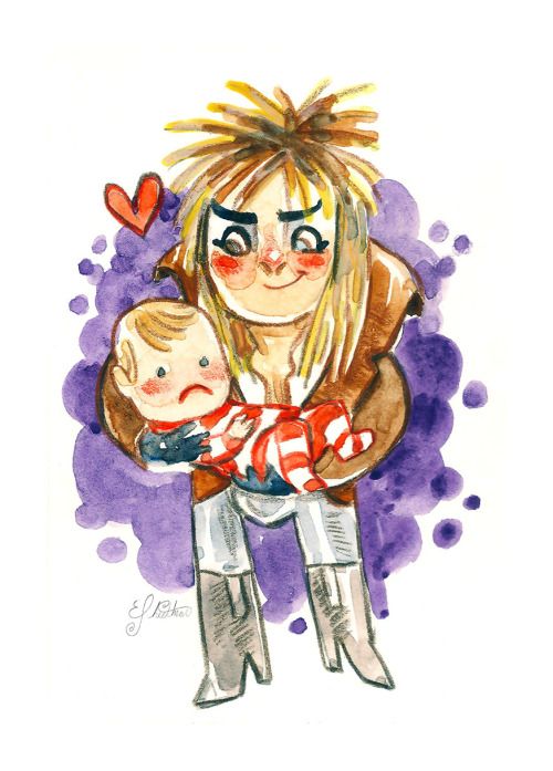 supergrouphugs:You remind me of the hug, what hug?Kicking off the cuddles with a little Labyrinth fa