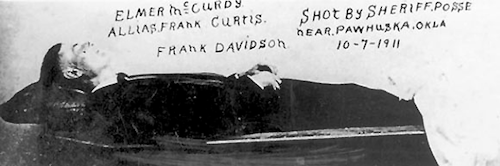 peashooter85:The Corpse of Outlaw Elmer McCurdyElmer McCurdy was not the most successful outlaw in t