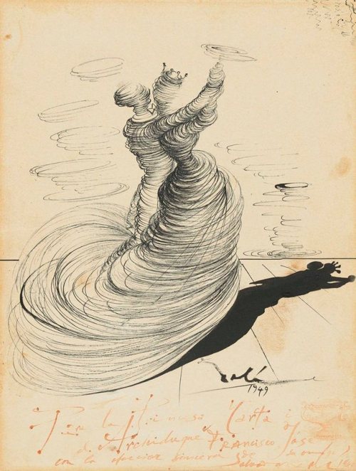 bal-bullier:Salvador Dalideux danseurs (1949)