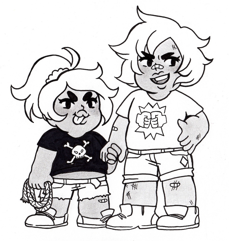 tricornking:  reptilepunk:  so how about those quartz sisters  This is a good and